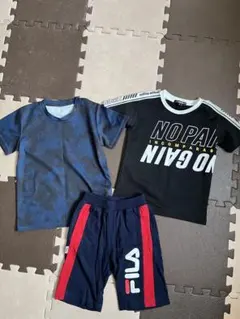 子供服まとめ売り　スポーツ　FILA 3点セット