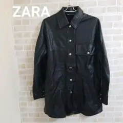 【処分SALE!!最終値下】ZARA フェイクレザージャケット