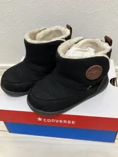 コンバースキッズ　14cm ブラックショートブーツ　箱不要でお値引き