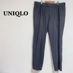 【ユニクロ】 ヒートテック ストレート パンツ グレー ウエスト91 防寒