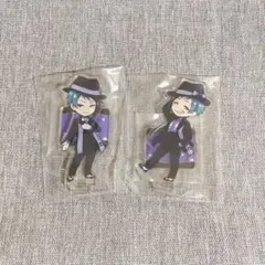 【未開封2点セット】ツイステ ジェイド フロイド ミニアクスタ 一周年 寮服