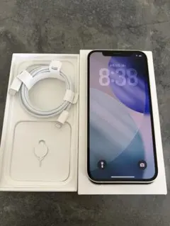 【純正ケーブル未使用】iPhone 12 White 128 GB SIMフリー