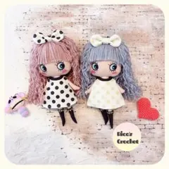 ✧イーマリーちゃんサイズ✧ハッピードール✧フルウィッグ✧2つセット