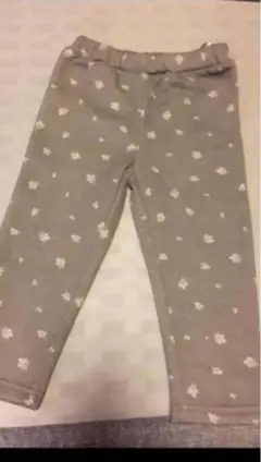 裏あったかズボン　花柄　サイズ95 ベビーズボン　パンツ