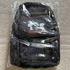 スヌーピー リュック 黒 新品未使用 大きめ