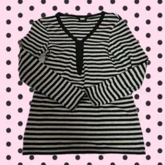 平成 森ガール coquette フェアリーグランジ ボーダー ロンT