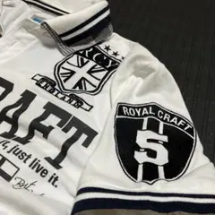 ROYAL CRAFT ポロシャツ ホワイト Lサイズ