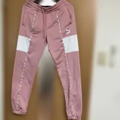PUMA ピンク ジャージパンツ M (美品)