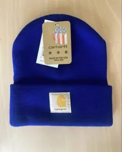 Carhartt カーハート　ビーニー　ニット帽　ブルー