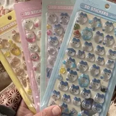 ちいかわ 3Dステッカー 4セット