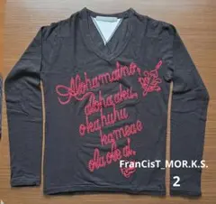 【FranCisT_MOR.K.S.】 黒カットソーSize2のサムネイル