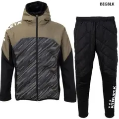 アスレタ　中わたウォームジャケット　上下セット