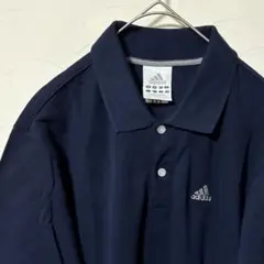 アディダス adidas ゴルフ 半袖 ポロシャツ ネイビー メンズ Mサイズ