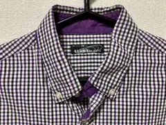 BEAMS HEART メンズ ボタンダウン ギンガムチェック　長袖シャツ