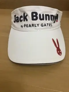 Jack Bunny!! ホワイト バイザー