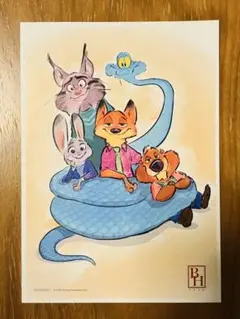 ズートピア２　アートボード　A５サイズ