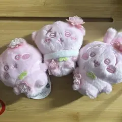 ぬいぱれっと　さくらいろ　ちいかわ　うさぎ ハチワレ ラッコ セット