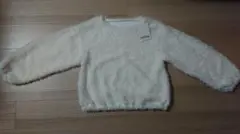 【新品タグ付】フワフワ ホワイト ニットセーター