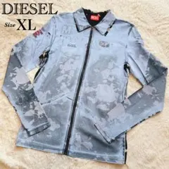 新品☆定価7万円☆特殊加工】ディーゼル フルジップスウェット