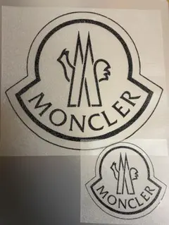 MONCLER アイロンプリントシート 大・小セット