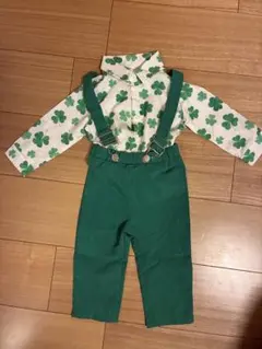 サロペット、シャツ2点