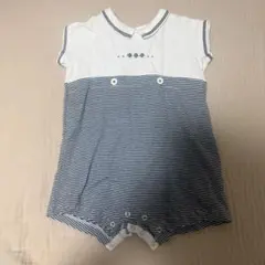 PETIT BATEAU ストライプロンパース