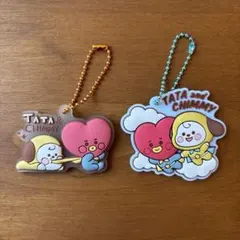 BT21 TATA CHIMMY キーホルダー BTS テテ ジミン クオズ