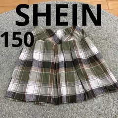 SHEIN チェック柄プリーツスカート 11-12Y 150cm シーイン女の子のサムネイル
