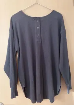 ベイフロー　2WAYリブBIGロングTシャツ