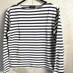 UNIQLO レディース M ストライプ 長袖Tシャツ　カットソー　ボートネック