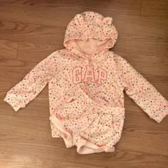 【美品】ベビーギャップ　くま耳セットアップ