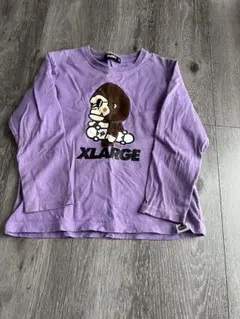 XLARGE キッズ トレーナー 120 パープル