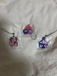 たまごっち　【1番くじ　F賞】きらきらラバーチャーム3種セット
