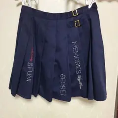 mezzo piano プリーツスカート ネイビー