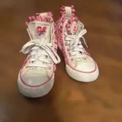 EARTH MAGIC 20センチフリルハイカットスニーカー