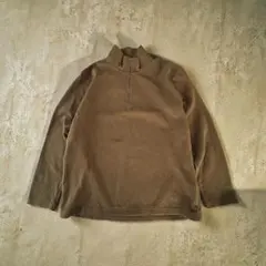 オールドユニクロ ハーフジップ フリース M 紺タグ 90s Y2K