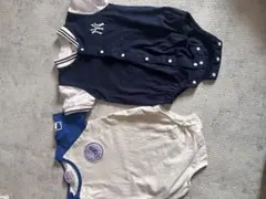 美品✴︎ヤンキース・ドジャース ボディスーツ 80サイズ 2点セット