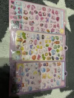 ボンボンドロップシール ぷくぷくシール　ぷっくりシール　3Dシール 立体シール
