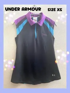 UNDER ARMOUR　トップス　ノースリーブシャツ　XS ブラック