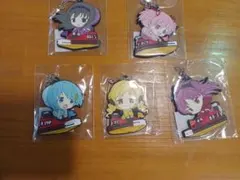 ボートレース　若松　競艇　魔法少女まどか☆マギカ　ラバーキーホルダー　五個