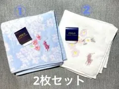 POLO RALPH LAURENタオルハンカチ　桜2枚
