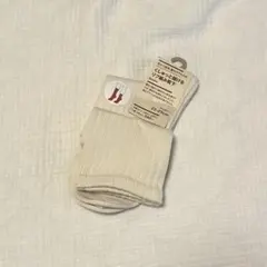 【無印】くしゅっと履ける　リブ編み靴下　 23-25cm 　アイボリー