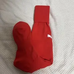 PUMA レッド サッカーソックス