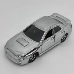 非売品トミカ スバルインプレッサ WRX 銀メッキバージョン