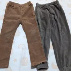 プティマイン　コーデュロイ ロングパンツ 100cm ベージュ