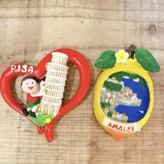 イタリア　ピサ　アマルフィ　マグネットセット