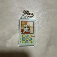 お茶猫　アクリルキーホルダー