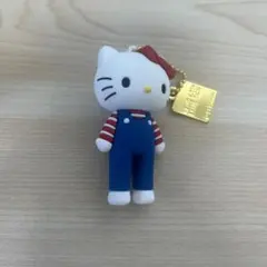 ハローキティ展　シークレットマスコットチャーム　オーバーオール