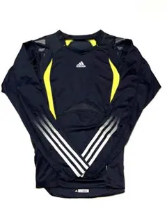 [adizero] ゲームシャツ ブラック コンプレッションシャツ S