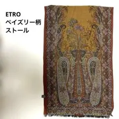 ETRO ペイズリー柄 大判ストール